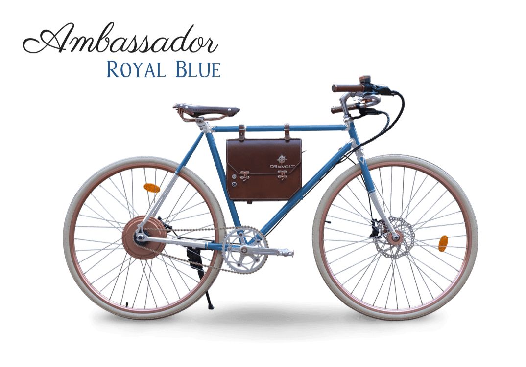 Rayvolt Ambassador Electric Bicycle BlueImage with link to high resolution version