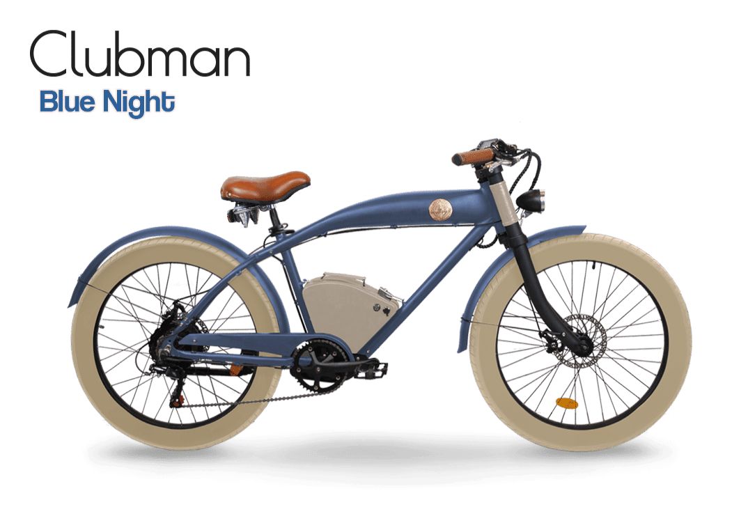 image shows: Rayvolt Clubman Electric Bike Blue