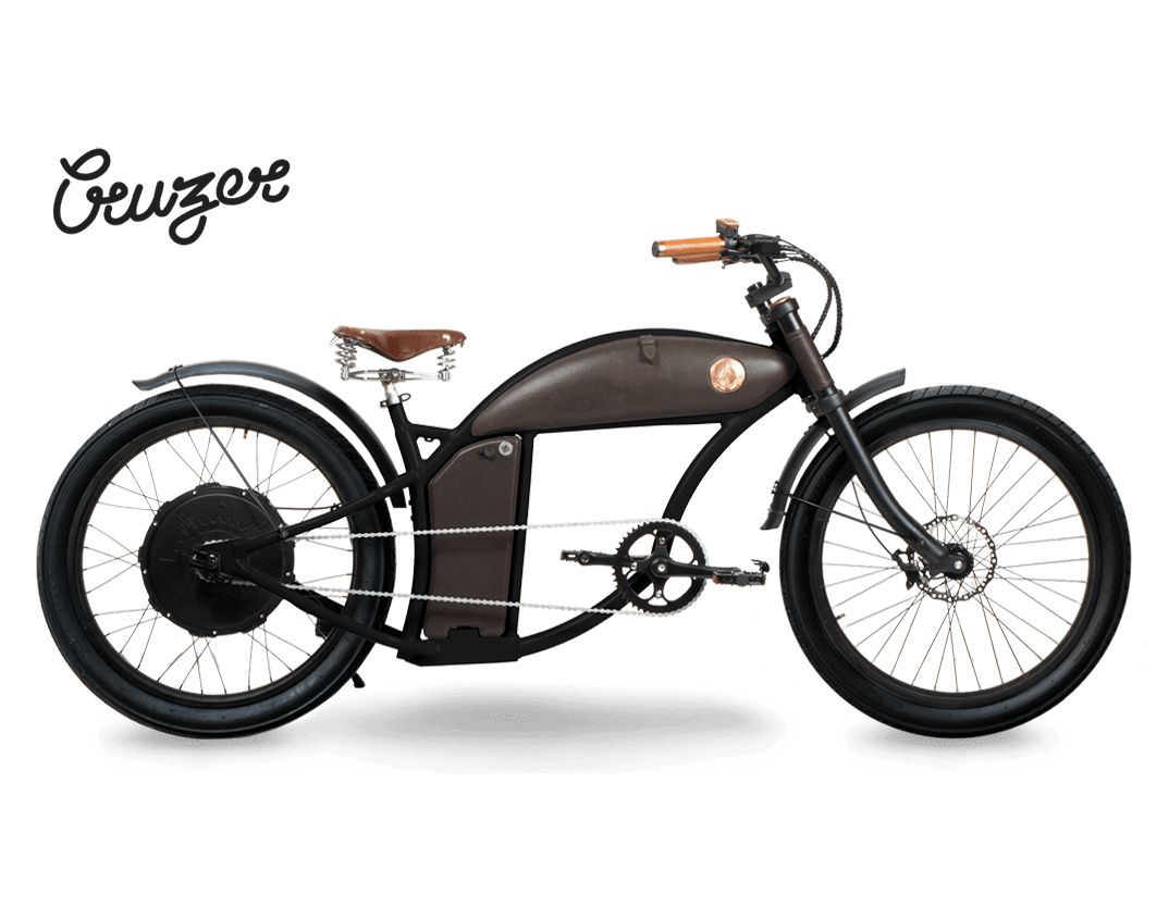 Rayvolt Cruzer Electric Bicycle BlackImage with link to high resolution version