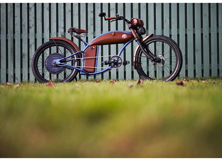 Rayvolt Cruzer Electric Bicycle Custom Finish 3Image with link to high resolution version