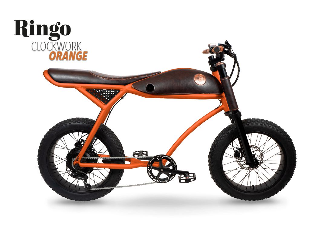 Rayvolt Ringo Electric Bicycle OrangeImage with link to high resolution version