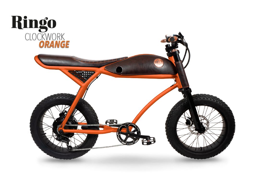 image shows: Rayvolt Ringo Electric Bicycle Orange