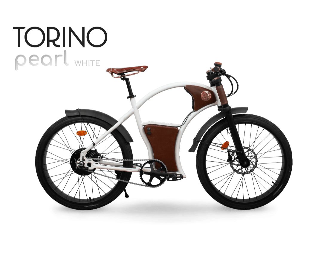 image shows: Rayvolt Torino Elecric Bicycle White