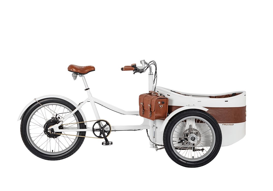 image shows: Rayvolt Trixie Electric Tricycle White