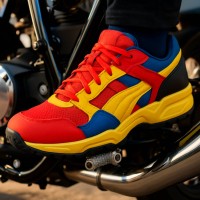 Motorcycle Trainer Style Boots