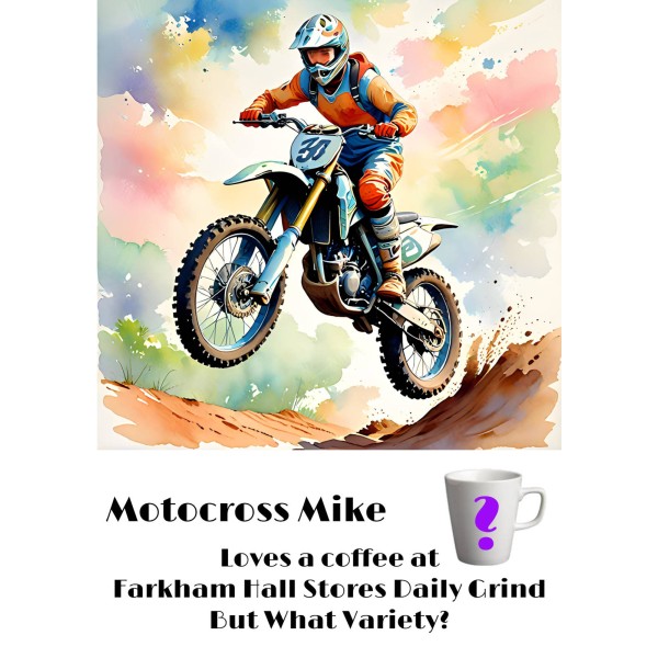 Farkham Hall Poster, Motocross Mike