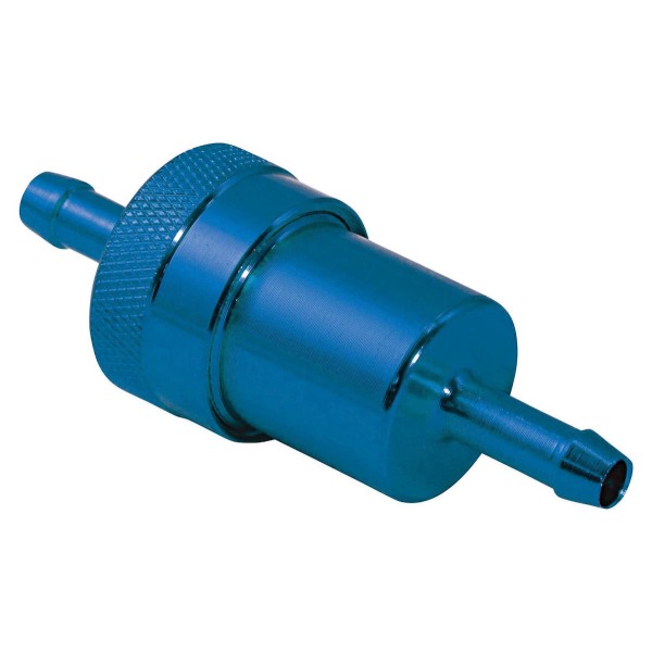 Anodised Aluminium Fuel Filter (Blue)