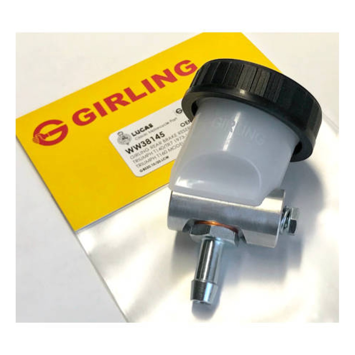 Girling Rear Master Cylinder Reservoir Assembly for Triumph Fitment