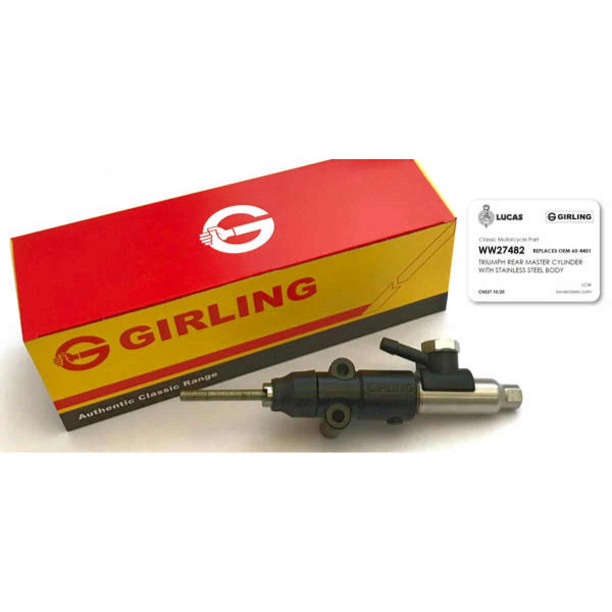 Girling Rear Brake Master Cylinder as Fitted to Triumph 750 Unit Twins