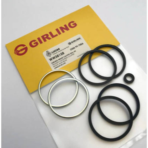 Girling Twin Piston Caliper Overhaul Seal Kit
