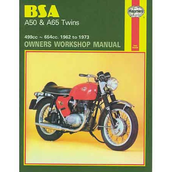 Haynes Classic British Motorcycle Manual - BSA A50 and A65 500/650cc Twins