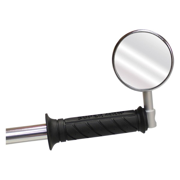 Universal Motorcycle Bar End MIrror with Alloy Stem