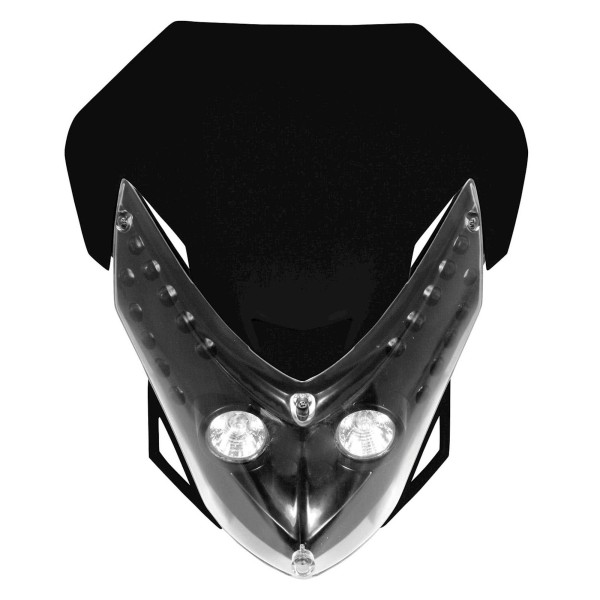 Spectre Universal Headlight Fairing in Black