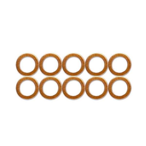 Pack of 10 Copper Crush Washers