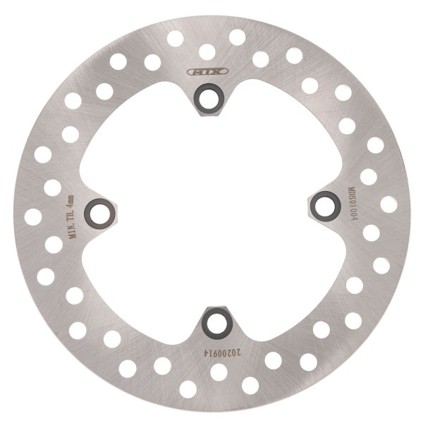 MTX Performance Brake Disc Rear Solid Round Honda MD6013 #01004