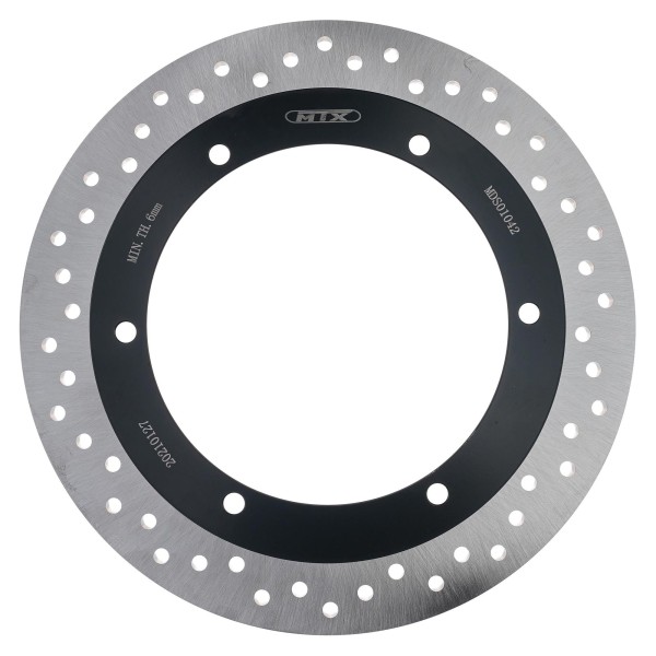 MTX Performance Brake Disc Rear Solid Round Honda MD1077 #01042