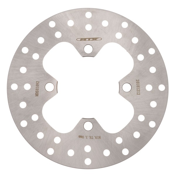 MTX Performance ATV Brake Disc Front Solid Round Honda MD6365 #01092