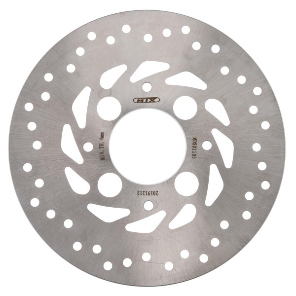 MTX Performance Brake Disc Rear Solid Round Honda MD1177 #01103