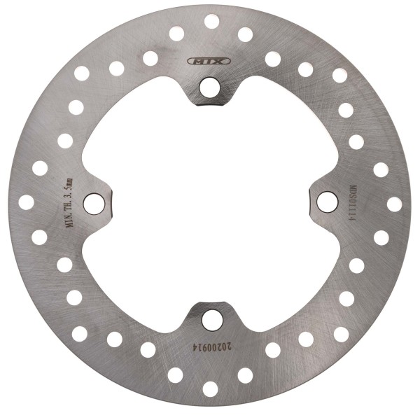 MTX Performance ATV Brake Disc Front or Rear Solid Round Honda MD6140 #01114