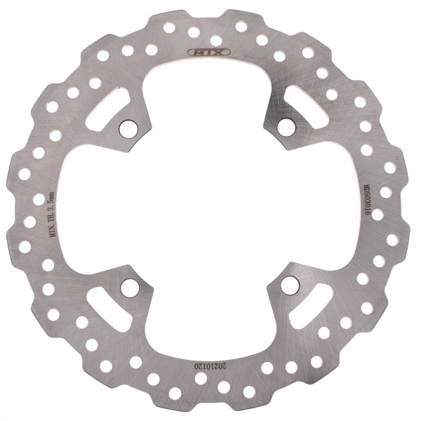 MTX Performance Brake Disc Rear Solid Wavy Kawasaki Suzuki MD6208 #03016