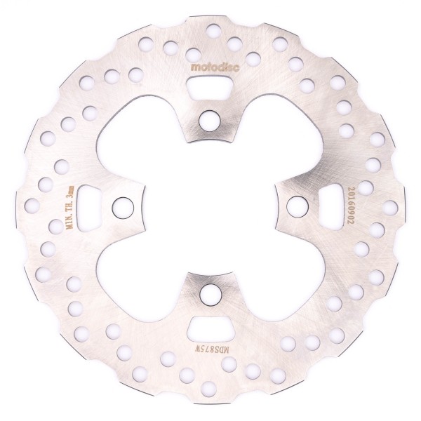 MTX Performance ATV Brake Disc Rear Solid Wavy Kawasaki MD6304 #03078