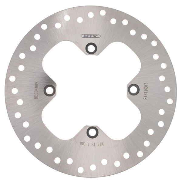 MTX Performance Brake Disc Rear Solid Round Triumph MD663 #04009