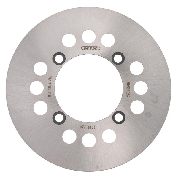 MTX Performance ATV Brake Disc Rear Solid Round Yamaha MD6196 #05026