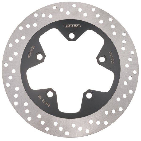 MTX Performance Brake Disc Rear Solid Round Suzuki MD3083 #05038