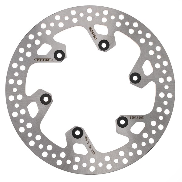 MTX Performance Brake Disc Rear Solid Round Yamaha MD6135 #07001