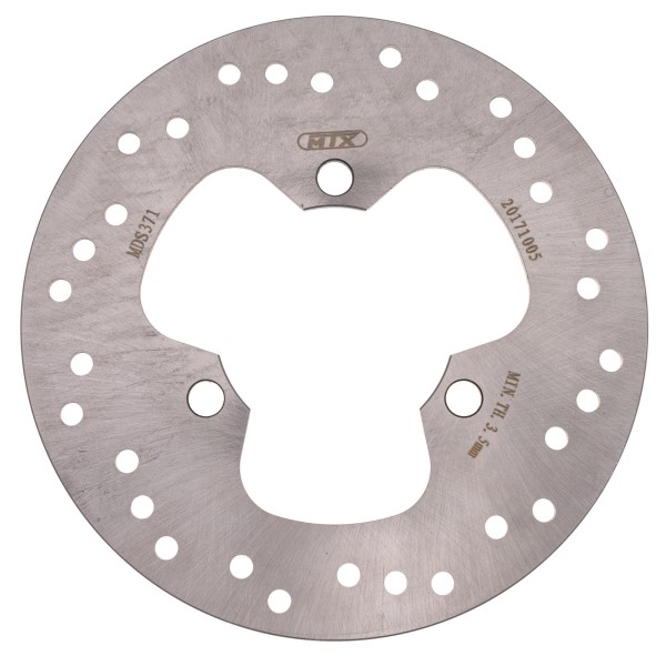 MTX Performance ATV Brake Disc Rear Solid Round Honda MD6233 #48001