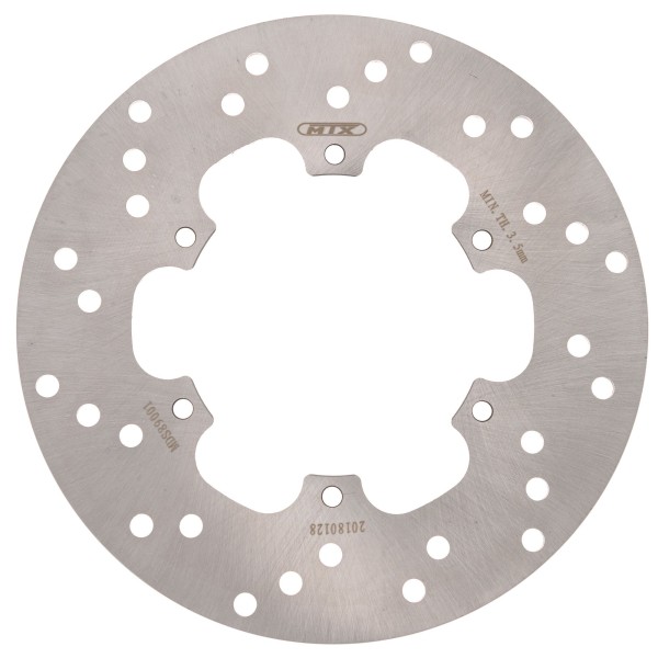 MTX Performance Brake Disc Front or Rear Solid Round Vespa Piaggio Gilera MD956 #89001