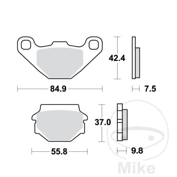 Brake Pads, Kawasaki KDX200