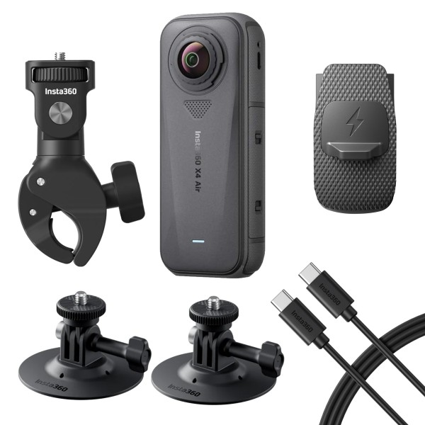 Insta360 X4 Air 8k 360° Action Camera Motorcycle Bundle - Cinsaafa Insta360 X4 Air 8k 360° Action Camera Motorcycle Bundle - Cinsaafa