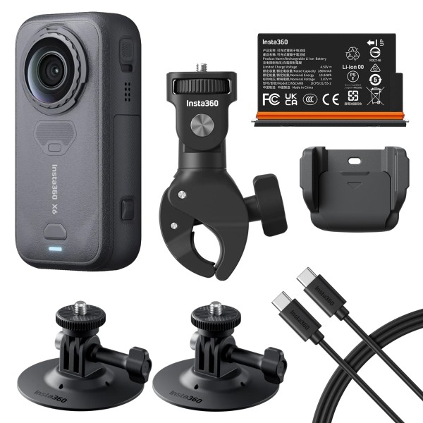 Insta360 X6 8k 360° Action Camera Motorcycle Bundle - Cinsabxa Insta360 X6 8k 360° Action Camera Motorcycle Bundle - Cinsabxa