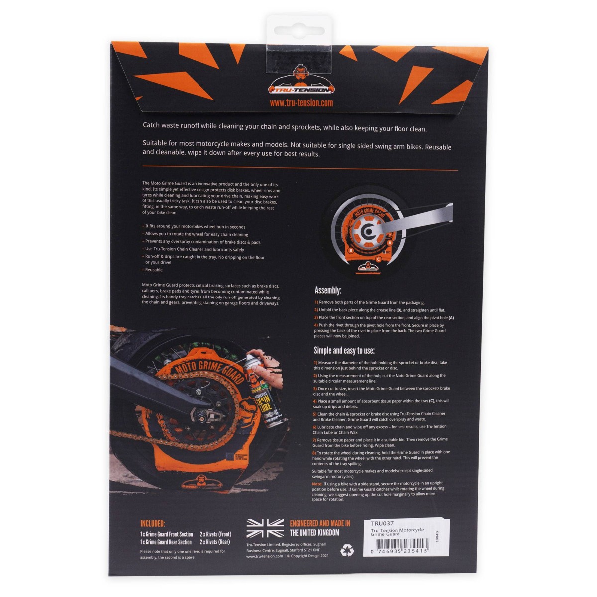 TruTension Chain Cleaning Grime Guard from Farkham Hall Stores Online