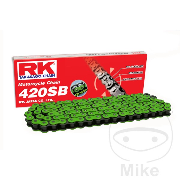 RK Takasago Motorcycle Chain 420SB Green 1 Links RK Takasago Motorcycle Chain 420SB Green 1 Links