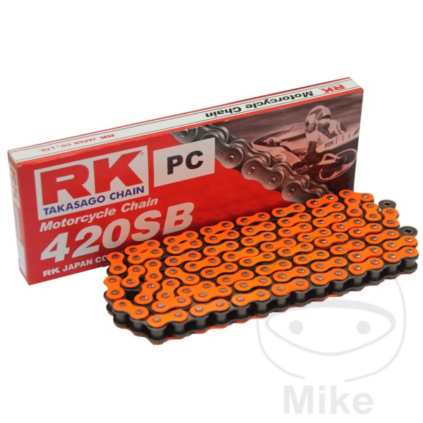 RK Takasago Motorcycle Chain 420SB Orange 1 Links RK Takasago Motorcycle Chain 420SB Orange 1 Links