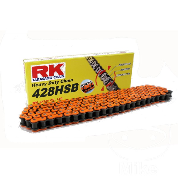 RK Takasago Motorcycle Chain 428HSB Orange 1 Links RK Takasago Motorcycle Chain 428HSB Orange 1 Links