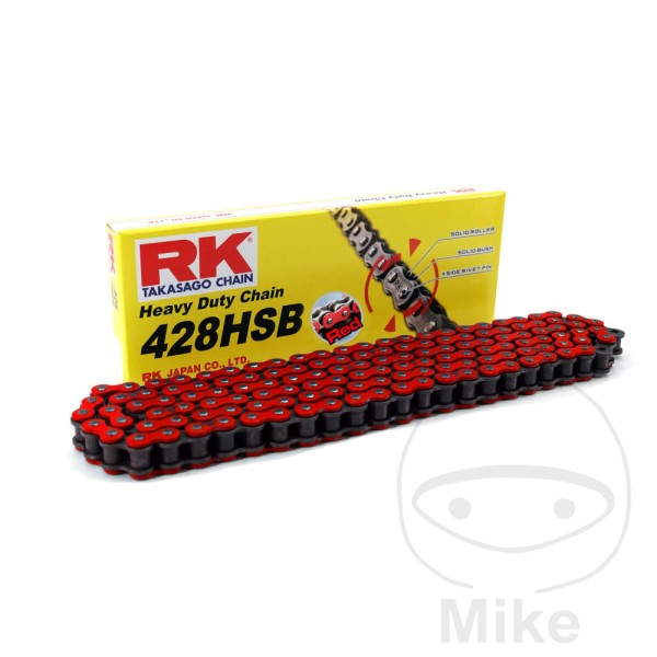 RK Takasago Motorcycle Chain 428HSB Red 1 Links RK Takasago Motorcycle Chain 428HSB Red 1 Links