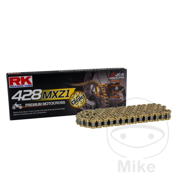 RK Takasago Motorcycle Chain 428MXZ1 Gold 1 Links RK Takasago Motorcycle Chain 428MXZ1 Gold 1 Links
