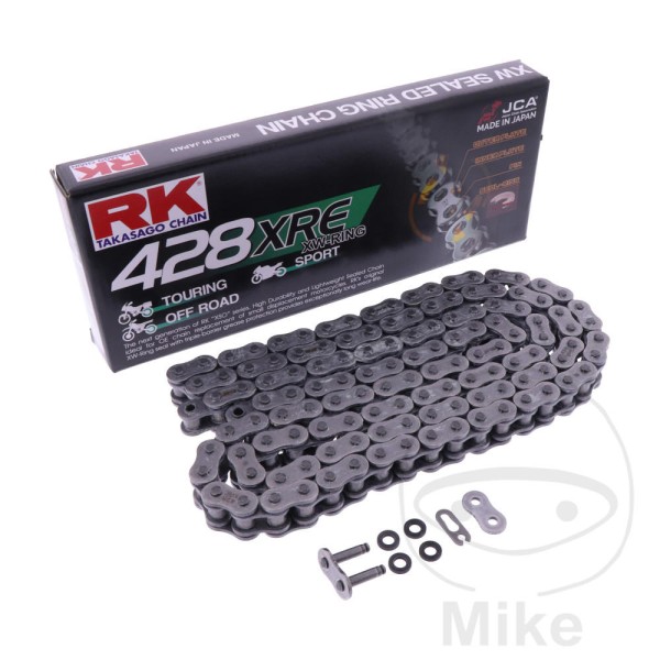 RK Takasago Motorcycle Chain 428XRE Plain 1 Links RK Takasago Motorcycle Chain 428XRE Plain 1 Links