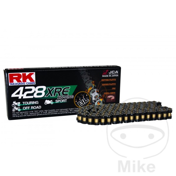 RK Takasago Motorcycle Chain 482XRE Black 1 Links RK Takasago Motorcycle Chain 482XRE Black 1 Links
