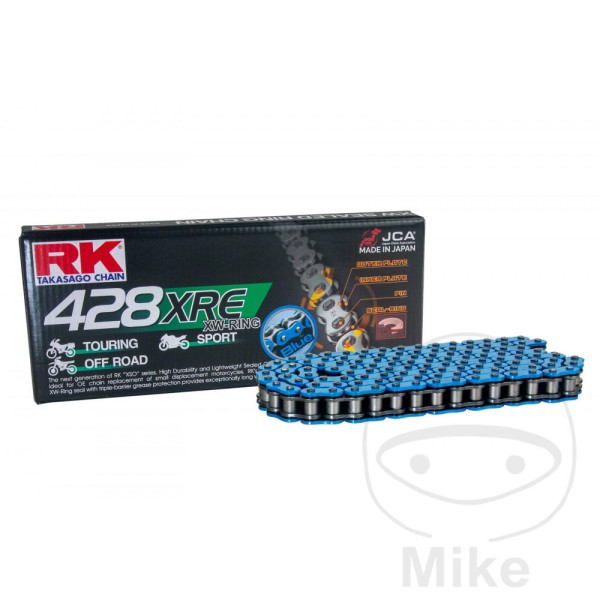 RK Takasago Motorcycle Chain 482XRE Blue 1 Links RK Takasago Motorcycle Chain 482XRE Blue 1 Links