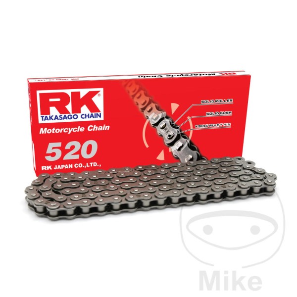 RK Takasago Motorcycle Chain 520 Plain 1 Links RK Takasago Motorcycle Chain 520 Plain 1 Links