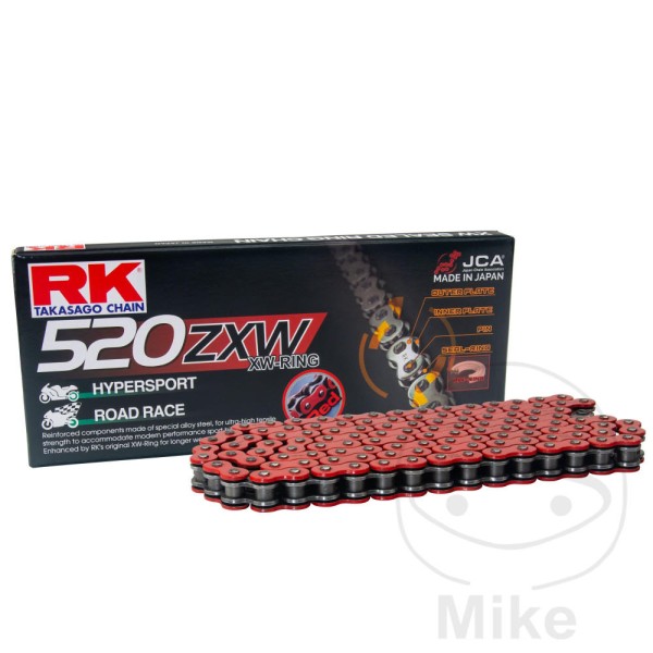 RK Takasago Motorcycle Chain 520ZXW Red 1 Links RK Takasago Motorcycle Chain 520ZXW Red 1 Links