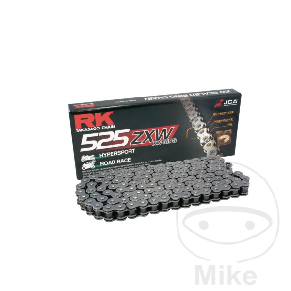 RK Takasago Motorcycle Chain 525ZXW Plain 160 Links