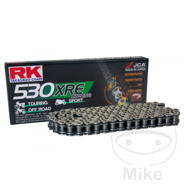 RK Takasago Motorcycle Chain 530XRE Plain 160 Links