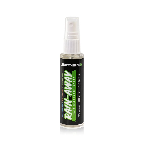 Motoverde Rain-Away, Helmet, Visor and Goggles Water Repellent Spray