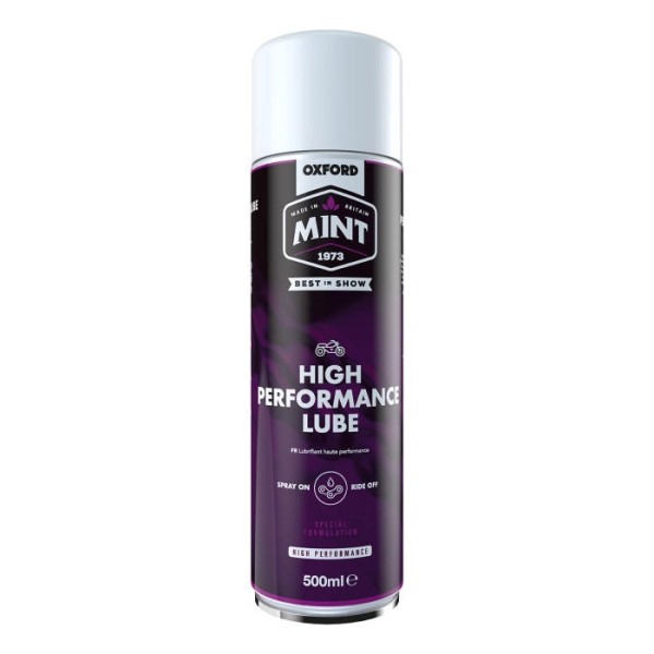 Oxford Mint High Performance Chain Lube, 500ml Aerosol Oxford Mint High Performance Chain Lube, 500ml Aerosol
