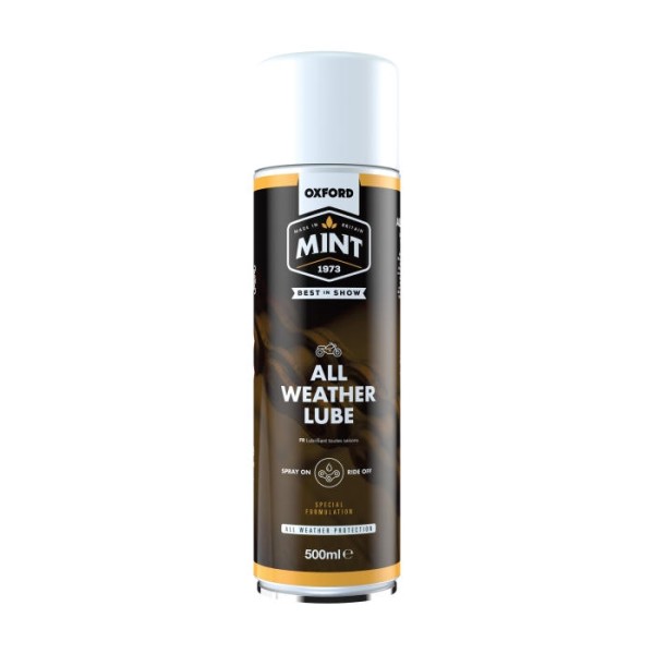 Oxford Mint All Weather Chain Lube, 500ml Aerosol Oxford Mint All Weather Chain Lube, 500ml Aerosol